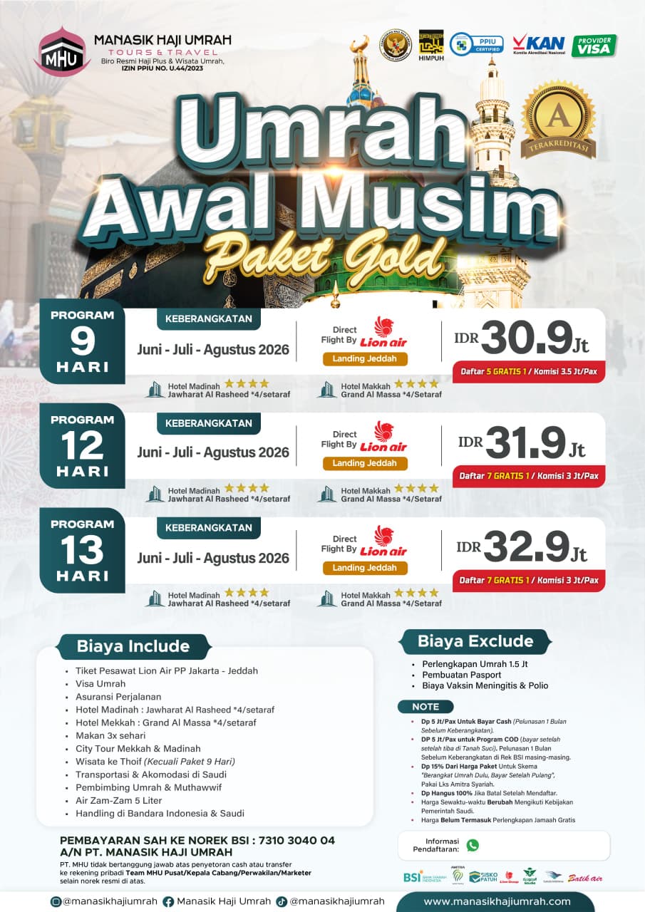 Umrah Awal Musim Silver
